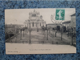 CPA  - VUE DE LA PLACE ET DE L' EGLISE D' ARS   (  Ain ) - Ars-sur-Formans