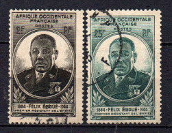 AOF - 1944 -  Félix Eboué - N° 2/3 - Oblit - Used - Usados