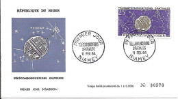 NIGER N° PA36 S/L. DE NIAMEY/11.2.64 - Niger (1960-...)