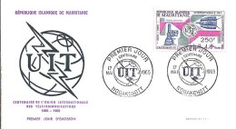 MAURITANIE N° PA45 S/L.DE NOUAKCHOTT/17.5.65 - Mauritania (1960-...)