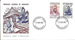 MAURITANIE N° 140/149 S/L.DE NOUAKCHOTT/1.6.61 - Mauretanien (1960-...)