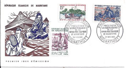 MAURITANIE N° 146/147/152 S/L.DE NOUAKCHOTT/29.11.60 - Mauritanie (1960-...)