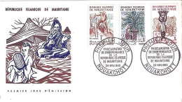 MAURITANIE N° 141/142/145 S/L.DE NOUAKCHOTT/28.11.60 - Mauretanien (1960-...)