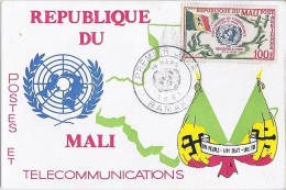 MALI N° PA11 S/CP.DE BAMAKO/18.3.61 - Mali (1959-...)