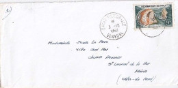 MALI N° 6 S/L.DE DAKAR SUCCURSALE/3.10.60 POUR LA FRANCE - Malí (1959-...)