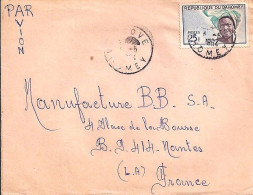 DAHOMEY N° 184 S/L.DE GOVE/4.5.64 POUR LA FRANCE - Benin – Dahomey (1960-...)