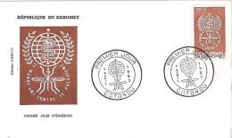 DAHOMEY N° 171 S/L.DE COTONOU/7.4.62 - Benin – Dahomey (1960-...)