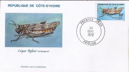 COTE D’IVOIRE N° 463 S/L.DE ABIDJAN/30.9.78  - Ivory Coast (1960-...)