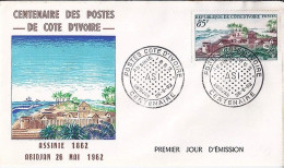 COTE D’IVOIRE N° 206 S/L.DE ABIDJAN/26.5.62  - Ivory Coast (1960-...)