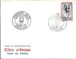 COTE D’IVOIRE N° 189 S/L.DE ABIDJAN/5.3.60   - Costa De Marfil (1960-...)