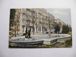 A549 .CPA. PORTUGAL. Lisboa. Um Lago Da Avenida Da Liberdade. .beau Plan  . écrite & Voyagée - Lisboa