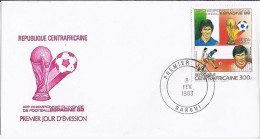 CENTRAFRIQUE N° PA285 S/L.DE BANGUI/8.2.83 - Centrafricaine (République)