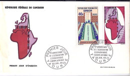 CAMEROUN N° 401/402 S/L.DE YAOUNDE/20.7.65 - Camerún (1960-...)