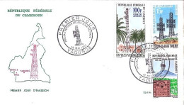 CAMEROUN N° 367/368/PA58 S/L.DE YAOUNDE/18.5.63 - Kamerun (1960-...)