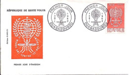 HAUTE VOLTA N° 95 S/L.DE OUAGADOUGOU/7.4.62 - Haute-Volta (1958-1984)