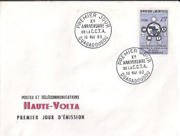 HAUTE VOLTA N° 90 S/L.DE OUAGADOUGOU/16.5.60   - Alto Volta (1958-1984)