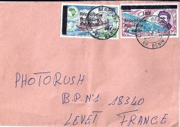 BENIN N° DAHOMEY PA185/PA169 S/L.DE COTONOU AEROPORT/18.7.88 POUR LA FRANCE - Benin - Dahomey (1960-...)