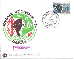 AOF N° 75 S/L. DE DAKAR/JOURNEE DU TP/21.3.59  - Covers & Documents
