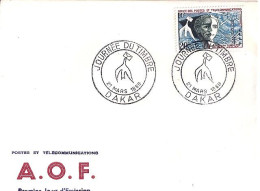 AOF N° 75 S/L. DE DAKAR/21.3.59 - Lettres & Documents