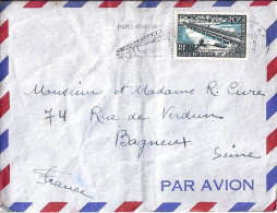 AOF N° 65 S/L. DE ABIDJAN/7.5.58 POUR LA FRANCE - Covers & Documents