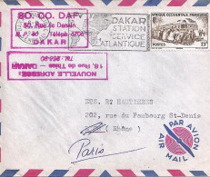 AOF N° 40 S/L. DE DAKAR/28.7.54 POUR LA FRANCE - Covers & Documents