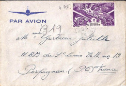 AOF N° PA4 S/L. DE DAKAR/6.10.46 POUR LA FRANCE - Lettres & Documents