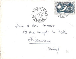 AEF N° 245 S/L.DE POINTE NOIRE/1959 POUR LA FRANCE - Covers & Documents