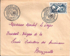 AEF N° 245 S/L.DE BRAZZAVILLE/10.12.58 POUR BRAZZAVILLE - Storia Postale