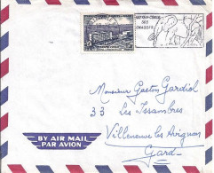 AEF N° 234 S/L. DE BRAZZAVILLE/18.12.57 POUR LA FRANCE - Cartas & Documentos