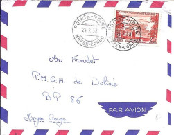 AEF N° 235 S/L.DE POINTE NOIRE/1958 POUR LE CONGO - Brieven En Documenten