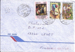 TOGO N° 1236/1033/1027 S/L. DE LOME/4.2.89 POUR LA FRANCE - Togo (1960-...)