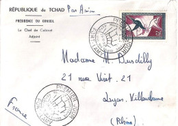 TCHAD N° 61 S/L. DE FORT LAMY / 28.11.59 POUR LA FRANCE - Tchad (1960-...)