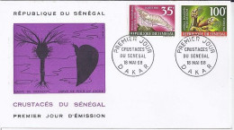 SENEGAL N° 307/308 S/L. DE DAKAR/18.5.68 - Sénégal (1960-...)