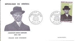 SENEGAL N° PA63 S/L. DE DAKAR/17.2.68 - Sénégal (1960-...)