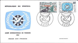 SENEGAL N° 297/298 S/L. DE DAKAR/7.10.67 - Senegal (1960-...)