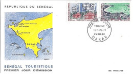 SENEGAL N° 286/287 S/L. DE DAKAR/25.12.66 - Senegal (1960-...)