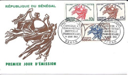 SENEGAL N° 223/224/225 S/L. DE DAKAR/14.6.63 - Senegal (1960-...)