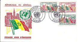 SENEGAL N° 210/211/212 S/L. DE DAKAR/6.1.62 - Sénégal (1960-...)