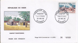 NIGER N° 152 S/L. DE NIAMEY/25.11.64 - Níger (1960-...)