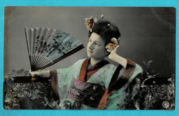 * Fantaisie - Fantasy - Fantasie (Femme - Woman - Vrouw) * (NPG 654/1) Portrait, Japon, Japan, China, Couleur, Unique - Femmes