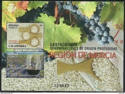 2017-ED. 5167 H.B. -GASTRONOMÍA D. O. PROTEGIDAS REGION DE MURCIA. Arroz De Calasparra Y Vino De Jumilla-NUEVO - Unused Stamps