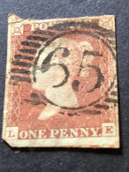 GREAT BRITAIN  1d Red  FU - Used Stamps