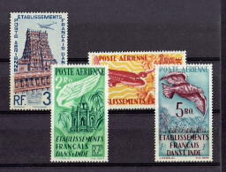 COLONIE FRANCAISE - INDE FRANCAISE - POSTE AERIENNE - PA N°17/20 * TTB - Unused Stamps