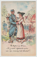 Militaire - Guerre 14-18 / Humour, Caricature, Satire : " Le Retour En Alsace ". Illustrateur Henriot. - Weltkrieg 1914-18