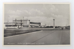 Mannheim, Reichsautobahn Mit Gaststätte Reichsautobahn, Beflaggung, 1935 - Mannheim