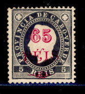 ! ! Cabo Verde - 1902 D. Luis 65 R - Af. 52 - MH (km047) - Islas De Cabo Verde