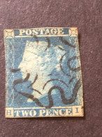 GREAT BRITAIN  2d Blue  FU Back Maltese Cross - Used Stamps