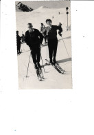 Photo 1957-58 Courchevel 73 - Station De Ski Couple Sur Les Skis - Places