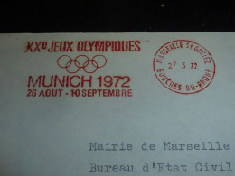 XX° JEUX OLYMPIQUES MUNICH 1972 - FLAMME ROUGE - THEMES COLL CS - Sommer 1972: München