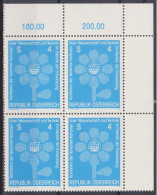 1979 , Mi 1616 ** (2) -  4 Er Block Postfrisch - Konferenz Der Vereinten Nationen über Wissenschaft Und Technik - Unused Stamps